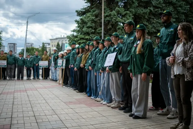 Для бойцов отряда «Колос» открылся новый трудовой семестр