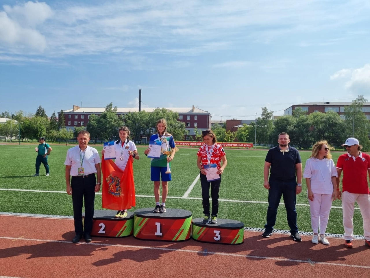 Воспитанница спортшколы из Башкирии победила на Всероссийских летних Сельских спортивных игр по полиатлону
