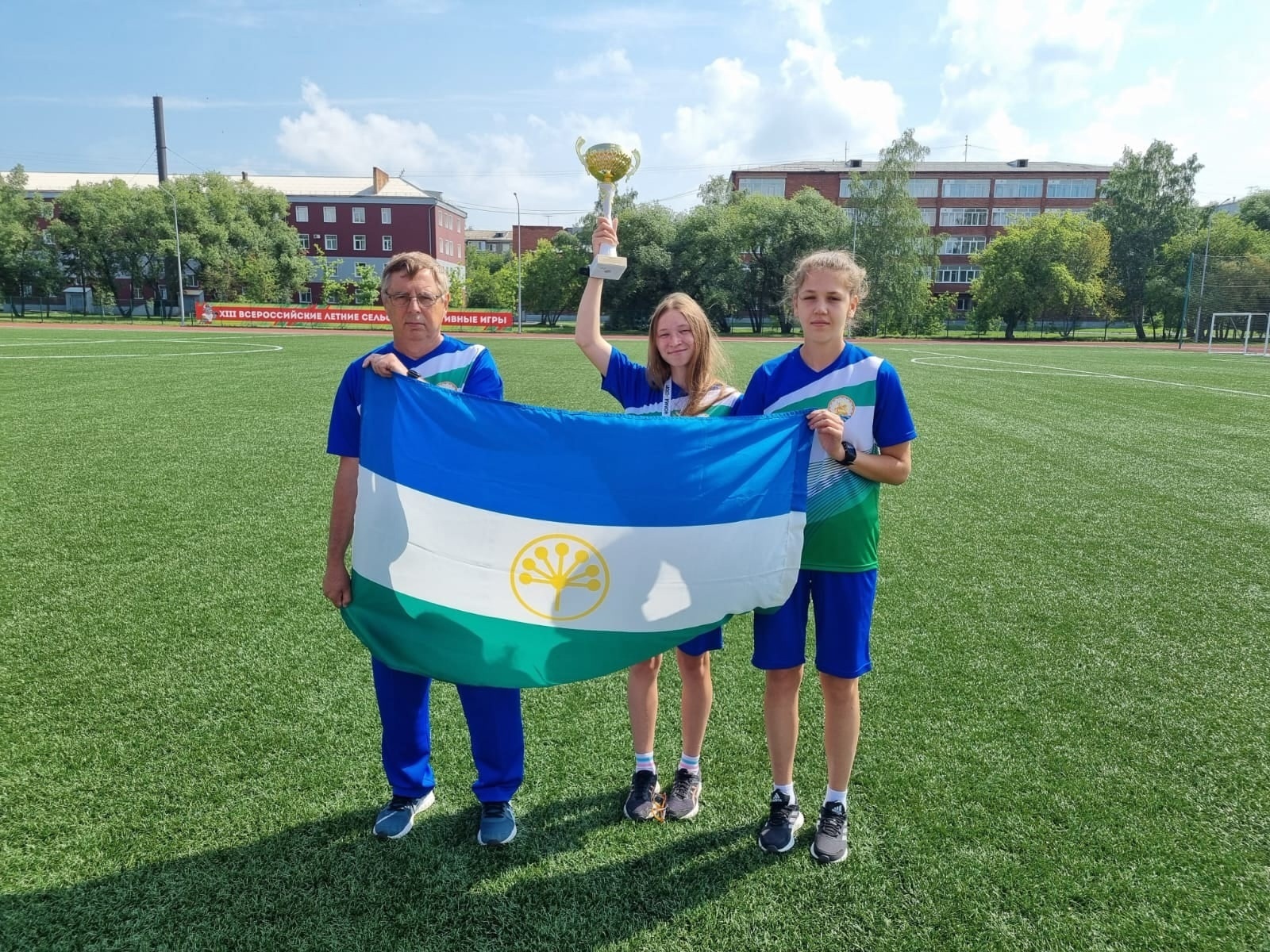 Воспитанница спортшколы из Башкирии победила на Всероссийских летних Сельских спортивных игр по полиатлону